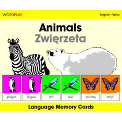 Language Memory Cards - Animals - English-polish