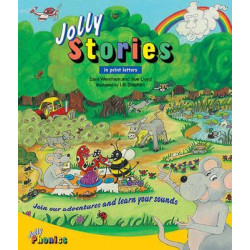 Jolly Stories (in print letters)