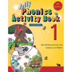 Jolly Phonics Activity Book 1 (in print letters)