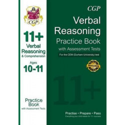 11+ Verbal Reasoning Practice Book with Assessment Tests (Ages 10-11) for the Cem Test