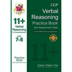 11+ Verbal Reasoning Practice Book with Assessment Tests (Age 7-8) for the CEM Test