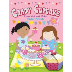 Candy Cupcake Press Out and Make Sticker Activity