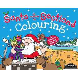 Santa is Coming to Scotland Colouring