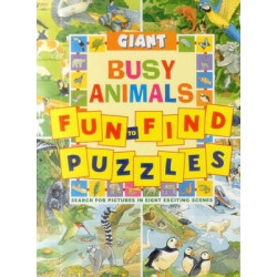 Giant Fun-to-Find Puzzles Busy Animals