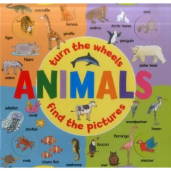 Animals: Turn the Wheels - Find the Pictures