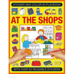 Sticker and Colour-in Playbook: At the Shops