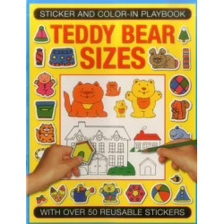 Sticker and Color-in Playbook: Teddy Bear Sizes