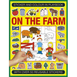 Sticker and Color-in Playbook: On the Farm