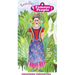 Rosie Flo's Famous People: Colouring Concertina