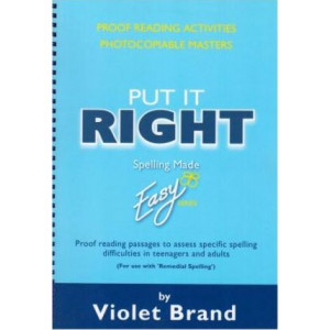 Put it Right: Proofreading Activities, Photocopiable Masters