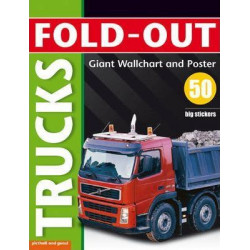 Fold-Out Trucks Sticker Book