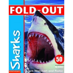 Fold-Out Sharks Sticker Book