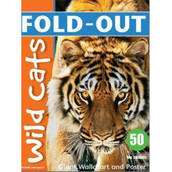Fold-Out Wild Cats Sticker Book