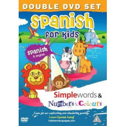 Spanish for Kids DVD Set: Simple Words & Number and Colours