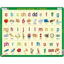 Pos Addysgol yr Wyddor/Educational Puzzle the Alphabet in Welsh