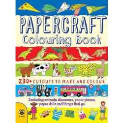Papercraft Colouring Book