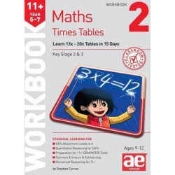 11+ Times Tables Workbook 2