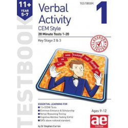 11+ Verbal Activity Year 5-7 Cem Style Testbook 1