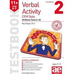 11+ Verbal Activity Year 5-7 Cem Style Testbook 2