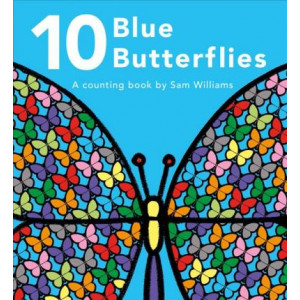 10 Blue Butterflies
