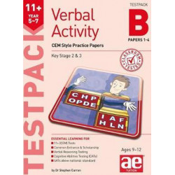 11+ Verbal Activity Year 5-7 Testpack B Papers 1-4