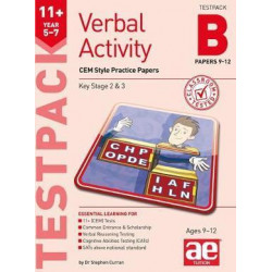 11+ Verbal Activity Year 5-7 Testpack B Papers 9-12