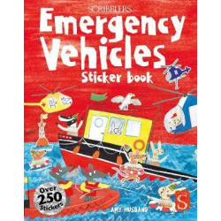 Scribblers Fun Activity Emergency Vehicles Sticker Book