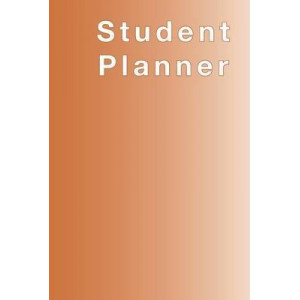 Burnt Orange Planner, Agenda, Organizer for Students, (Undated) Large 8.5 X 11, Weekly View, Monthly View, Yearly View
