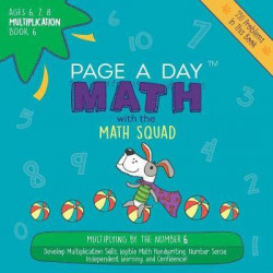 Page a Day Math Multiplication Book 6