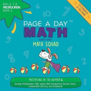 Page a Day Math Multiplication Book 6