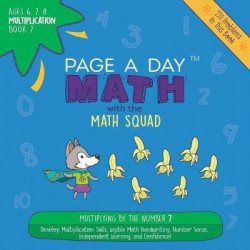 Page a Day Math Multiplication Book 7