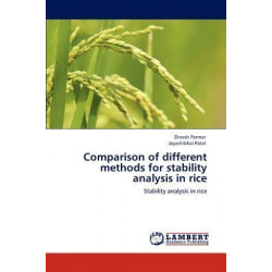 Comparison of Different Methods for Stability Analysis in Rice