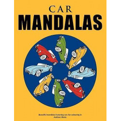 Car Mandalas - Beautiful Mandalas Featuring Cars for Colouring in