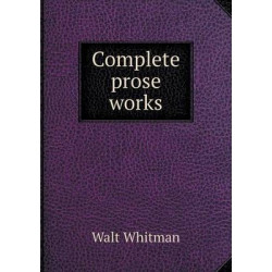 Complete prose works
