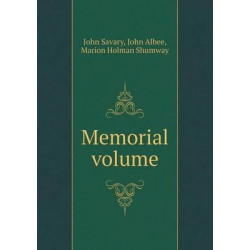 Memorial volume