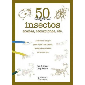 50 Dibujos de insectos, aranas, escorpiones, etc. / Draw 50 Creepy Crowlies