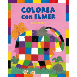 Colorea Con Elmer/ Color with Elmer